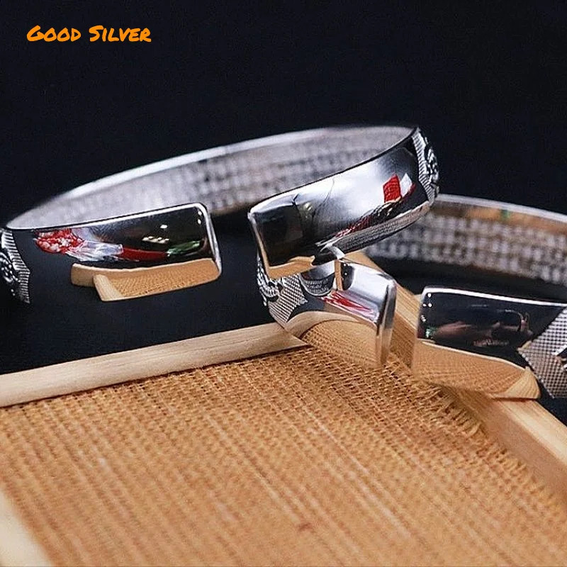 Carved Sanskrit Proverbs Lovers Mens and Womens Buddhist Heart Sutra Open Type 241227