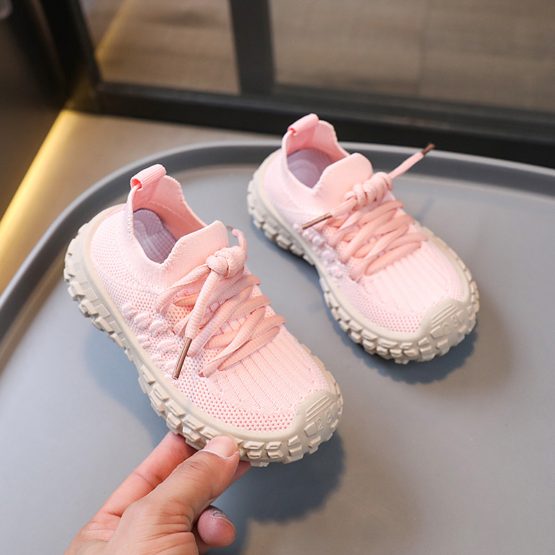 Fashion Sport Running Soft Casual Breathable Spring Autumn Happysteps Baby Boys Girls Bottom Non-Slip Kids Sneakers Children Toddler Shoes Sizes US5C-