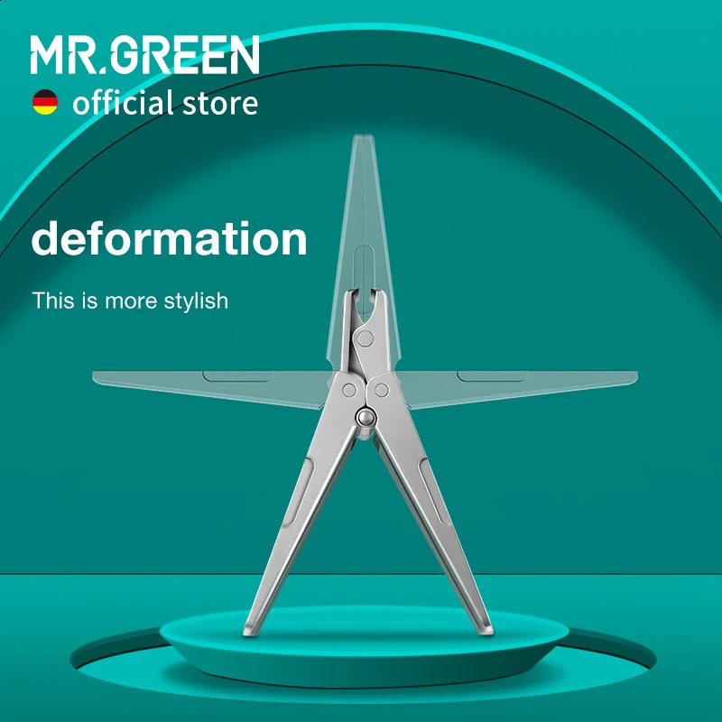 MR.GREEN Innovative Folding Nail Clippers Collapsible Deformation Stainless Steel Nail Scissors Portable Travel Manicure Tools 241223