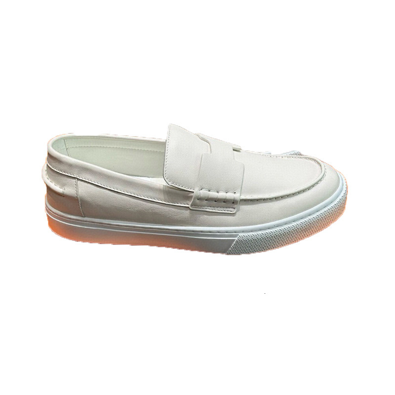 2024 Spring/Summer British Style Versatile Fashion Casual One Step Flat Leather Lazy Le Fu Men's Shoes