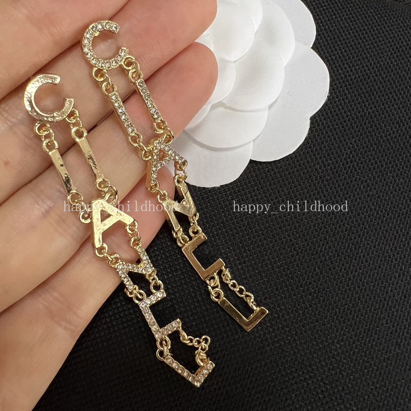 Designer Brand Stud Earring Fashion Dangle Earrings For Women Girl Party Gift Jewelry Accessories