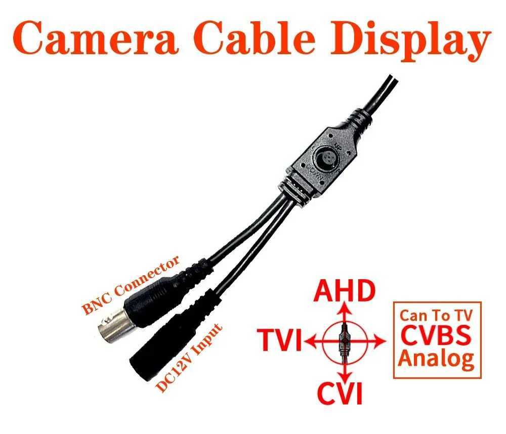 2.8mm 4MP/5MP Ultra AHD Camera 4K 1080P TVI/CVI/CVBS 4in1 OSD Switch HD Security Monitor Night Vision Waterproof Outdoor BracketXJ241228