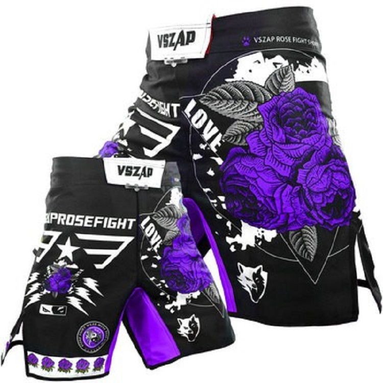 Fierce Wolf Breathable Fitness MMA Shorts Tiger Muay Thai Kickboxing Training Shorts muay thai Clothing Sanda Boxing Short