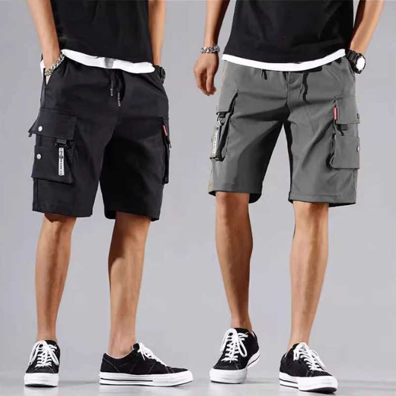 Cargo Shorts Mens fashion 2024 summer ins casual pants students trend port wind pants W241228
