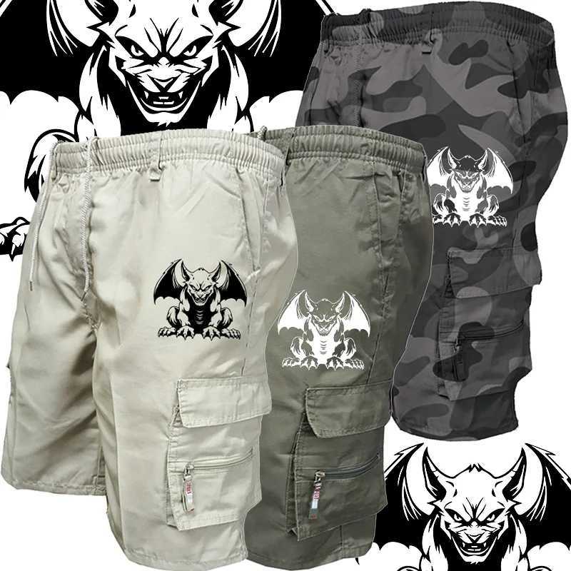 New Fashion Cool Printed Shorts Summer Mens Cargo Shorts Casual Loose Drawstring Shorts S-3XL W241228