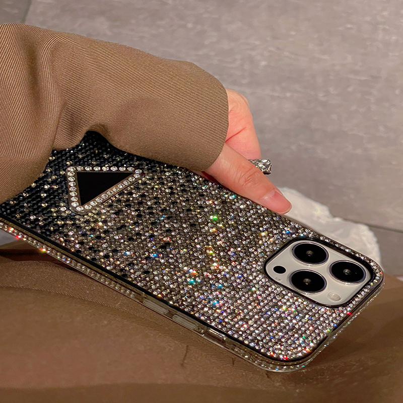 Phone cases For iPhone 16 Pro Max cases 16 plus 15 14 13 12 pro Designer Fashion Creative Case Bright diamond set wallet phone cases designer bac