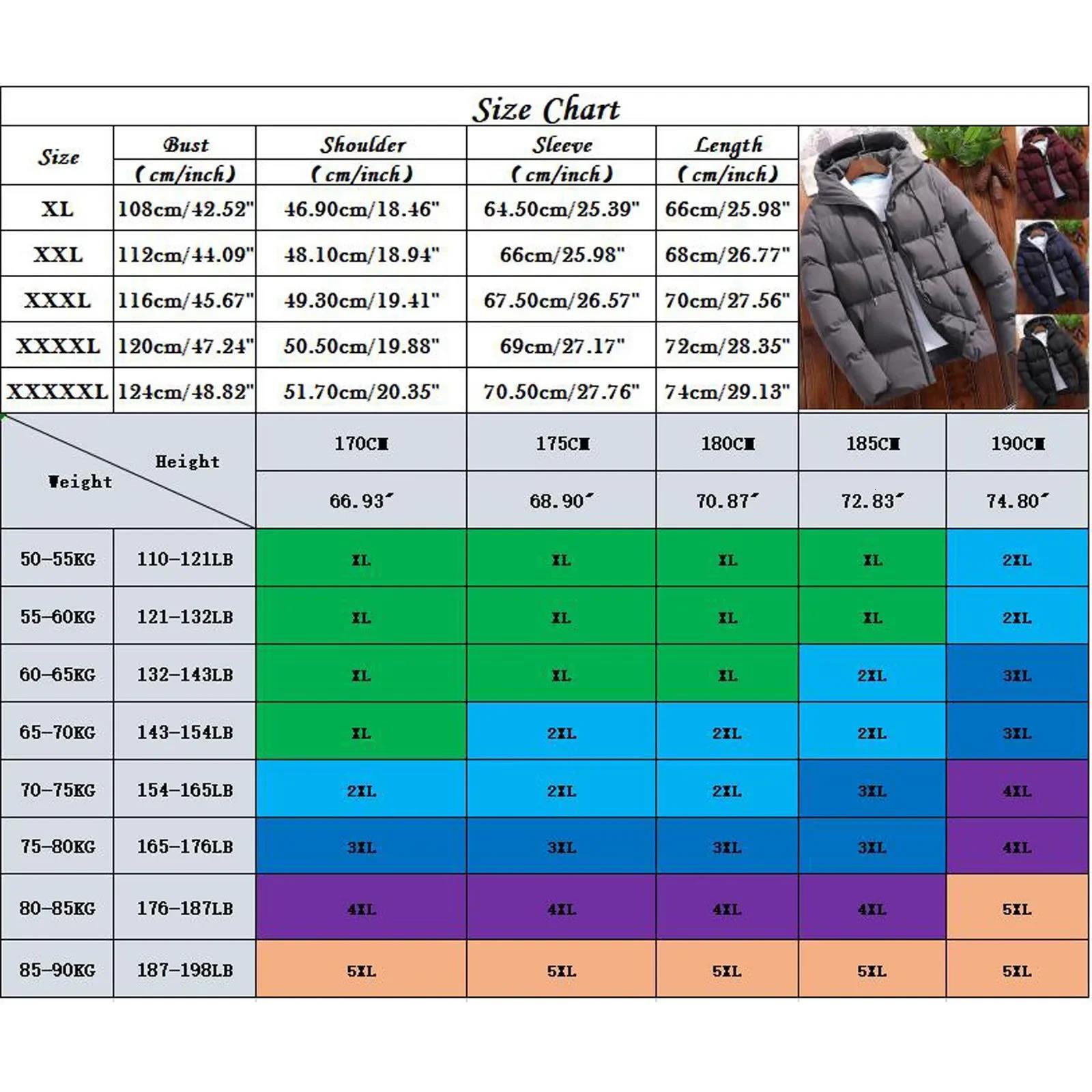 Fashionable Parker Coat Men's Casual Warm Hooded Thick Down Jacket Men's Winter Jacket Outdoor Business Designer Men's Down Jacket
