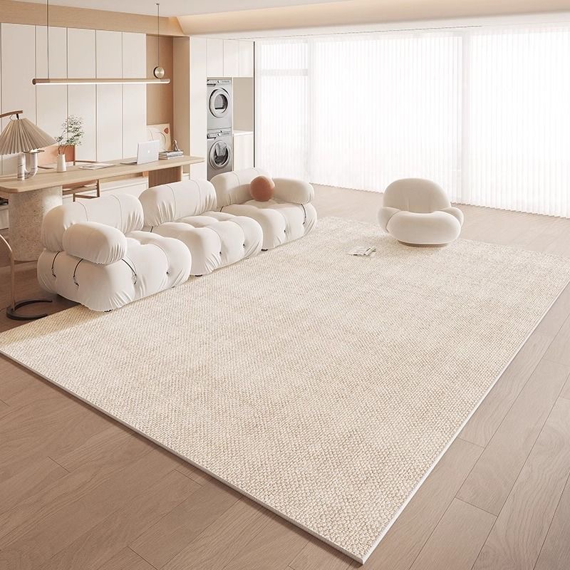 4032-395-54.99-YF-Beige Minimalist Striped Carpet Large Area Living Room Carpets Comfortable Soft