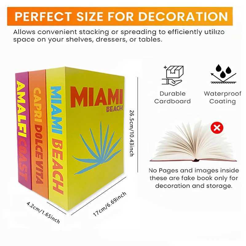 Islamic Mosque Luxury Fake Book Storage Box Kaaba Decorative Books Home Decor Coffee Table Bedroom Ornament Interior DecorationXJ241228