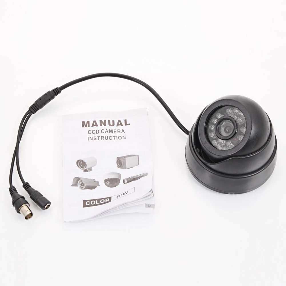 1200TVL 3.6mm 24 LED Outdoor Security IR Night Vision CCTV Camera Monitor 1/3 CMOS COLOR NTSC Lens Dome Camera 1080P IP CameraXJ241228
