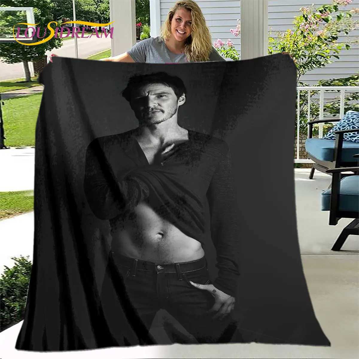 Jose Pedro Bda Pascal Photo Soft Plush BlanketFlannel Blanket Throw Blanket for Living Ro Bedro Bed Sofa Picnic Cover Y241228