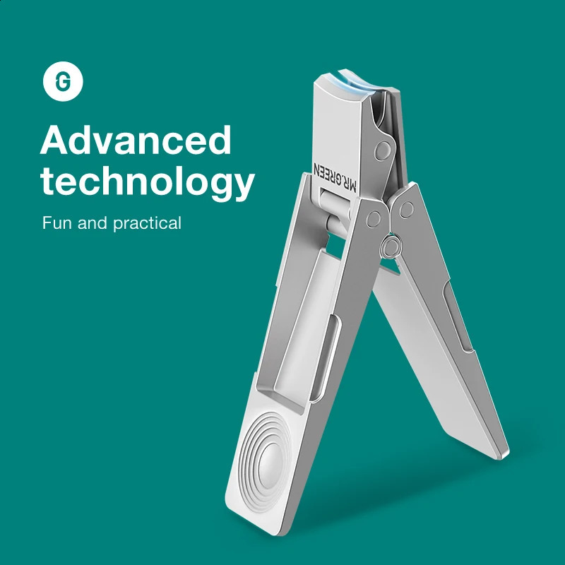 MR.GREEN Innovative Folding Nail Clippers Collapsible Deformation Stainless Steel Nail Scissors Portable Travel Manicure Tools 241223