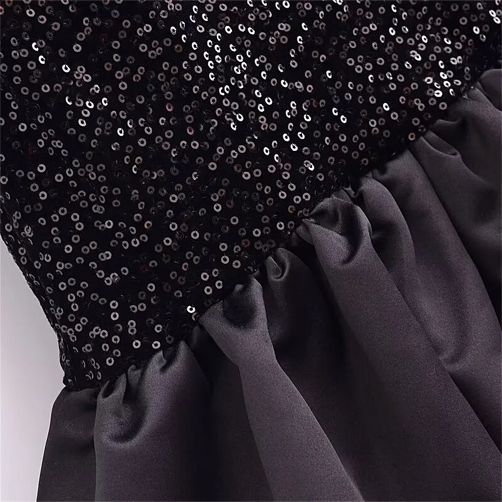 ZAR * Spring/Summer Selling Womens Wear European and American Style Fashionable Sequin Dress 241220