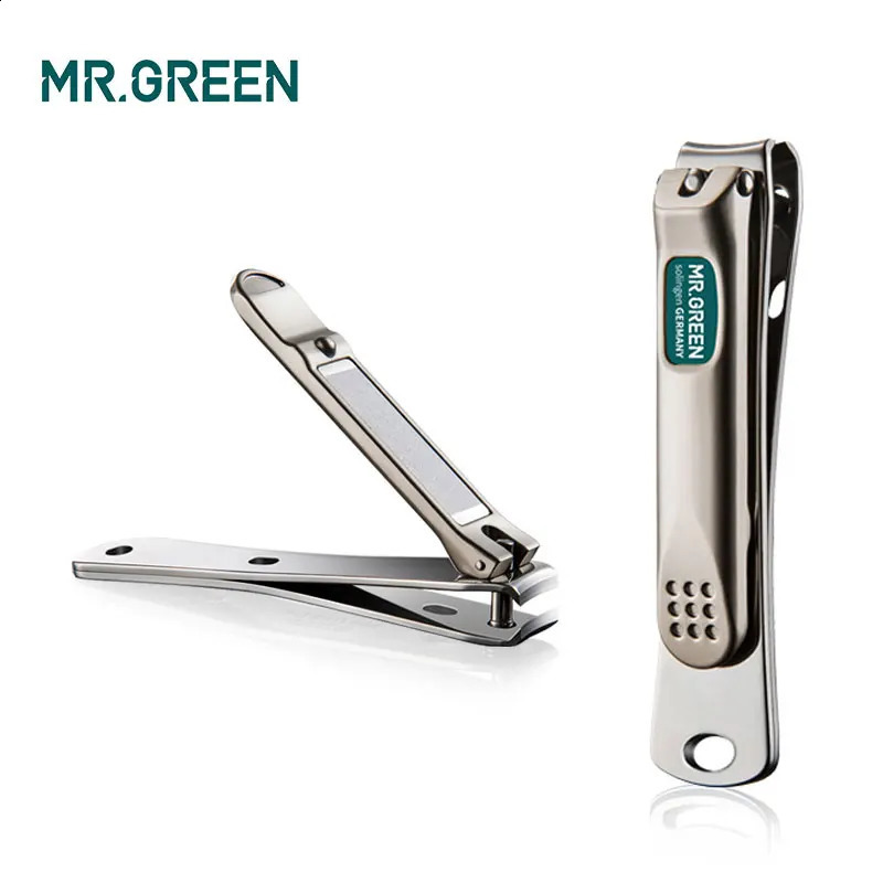 MR.GREEN stainless steel nail clippers trimmer pedicure care nail clippers professional fish scale nail file nail clipper tools 241223