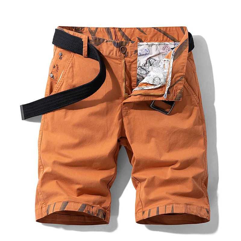 New Summer 00% Cotton Cargo Shorts Men Fashion Breeche Bermuda Beach Jogger Shorts Tactical Casual Shorts Male Dropshipping W250621