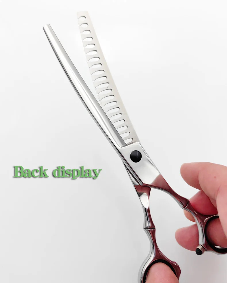 High quality professional pet grooming scissors curved fishbone scissors 440C alloy steel dog grooming and hair trimming tool 241224