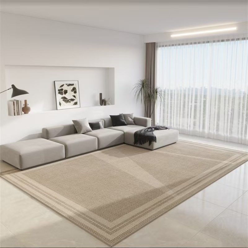 4989-52.66-GZX-Solid Color Carpet Living Room Large Area Carpets Bedroom Decoration Rug