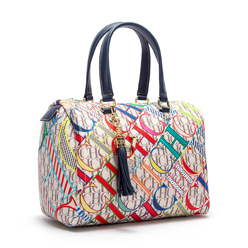 Letter Element Versatile Large Capacity Handbag Brand Classic Retro Women's New Shoulder Bag PC Cartoon