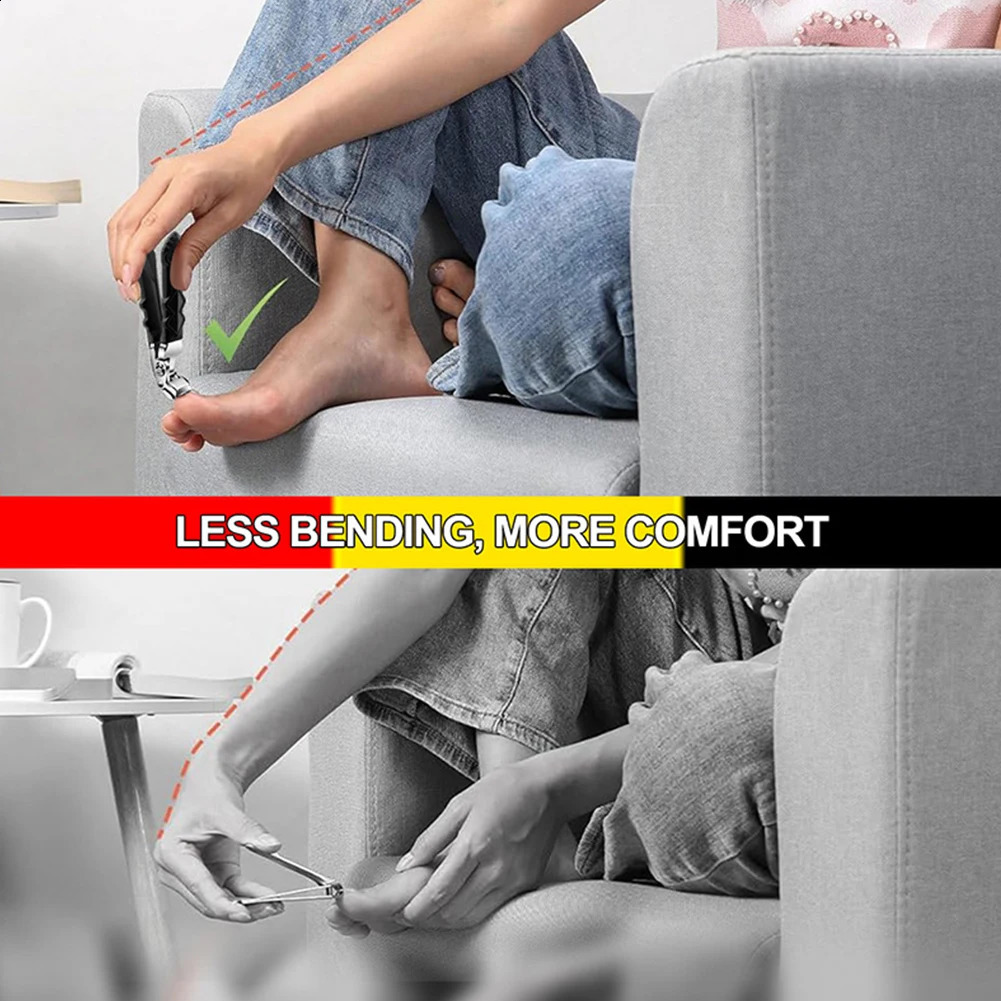 Stainless Steel Nail Clipper Toe Nail Clipper No Splashing Fingernail Clipper Nail Cutter Nails and Toenail Pliers for Seniors 241223