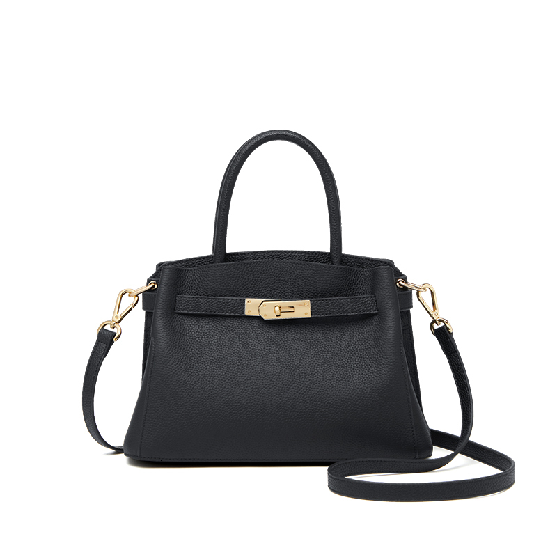 New ZOOLER Original Real Bag Black First Genuine Leather Handbag Tote Shoulder Bags Female Fashion Hot#Ml581