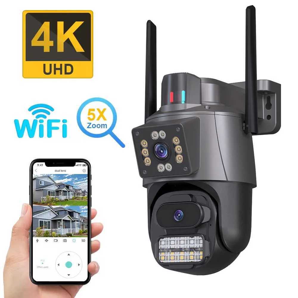 8MP PTZ WiFi Camera with Dual Sn Color Night Vision Outdoor Security IP Camera CCTV Surveillance Camera ICSEE AppXJ241228
