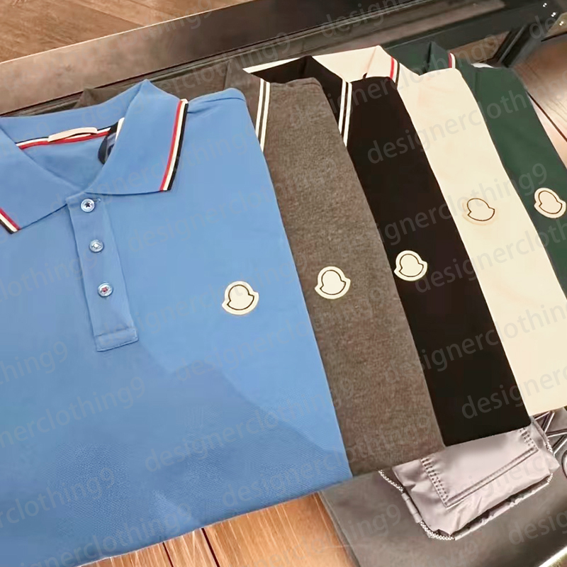 Designer Men's Polo Shirt Fashion Summer lapel Embroidered Polo 20 Color slim-fit shirt Top cotton short sleeve Asian size S-4XL