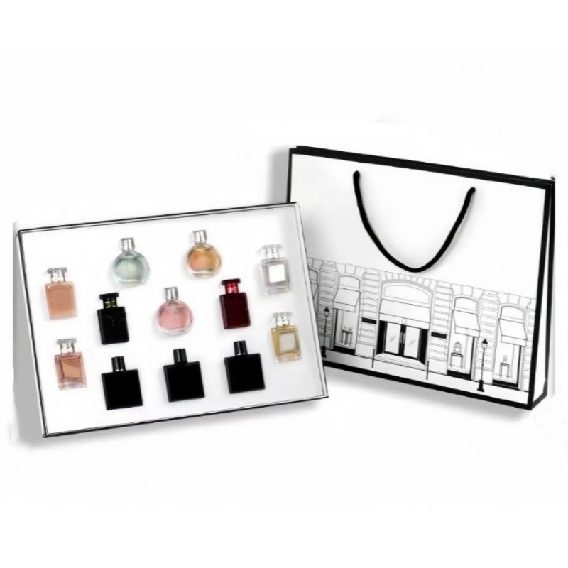 Perfume 12pcs/set Fragrance For Lady 7.5ml 8ml mini Size Perfumes High Quality With Outside Box And Bag Paris Women Perfumes Christmas Gift Fast Shipping