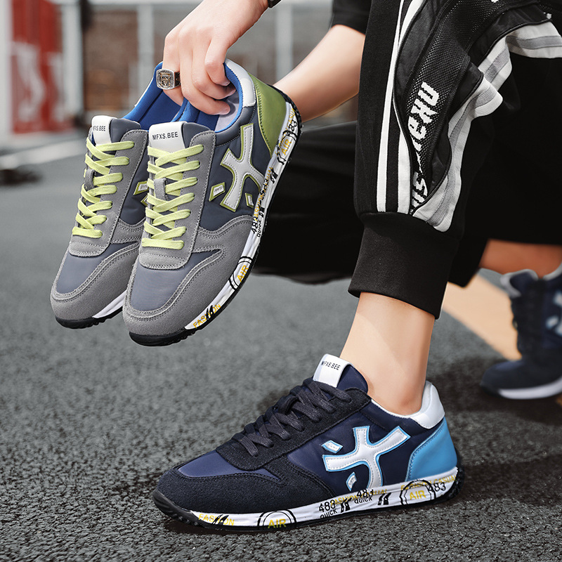 2025 spring and autumn new super fire running shoes for men retro outdoor light sports casual shoes network red burst all the fashion board shoes
