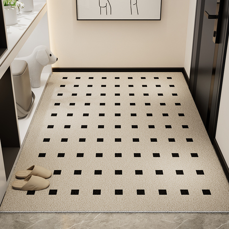 4808-66.66-BB-Beige Minimalist Carpet Comfortable Refreshing Bedroom Rug Easy Care Waterproof Rugs