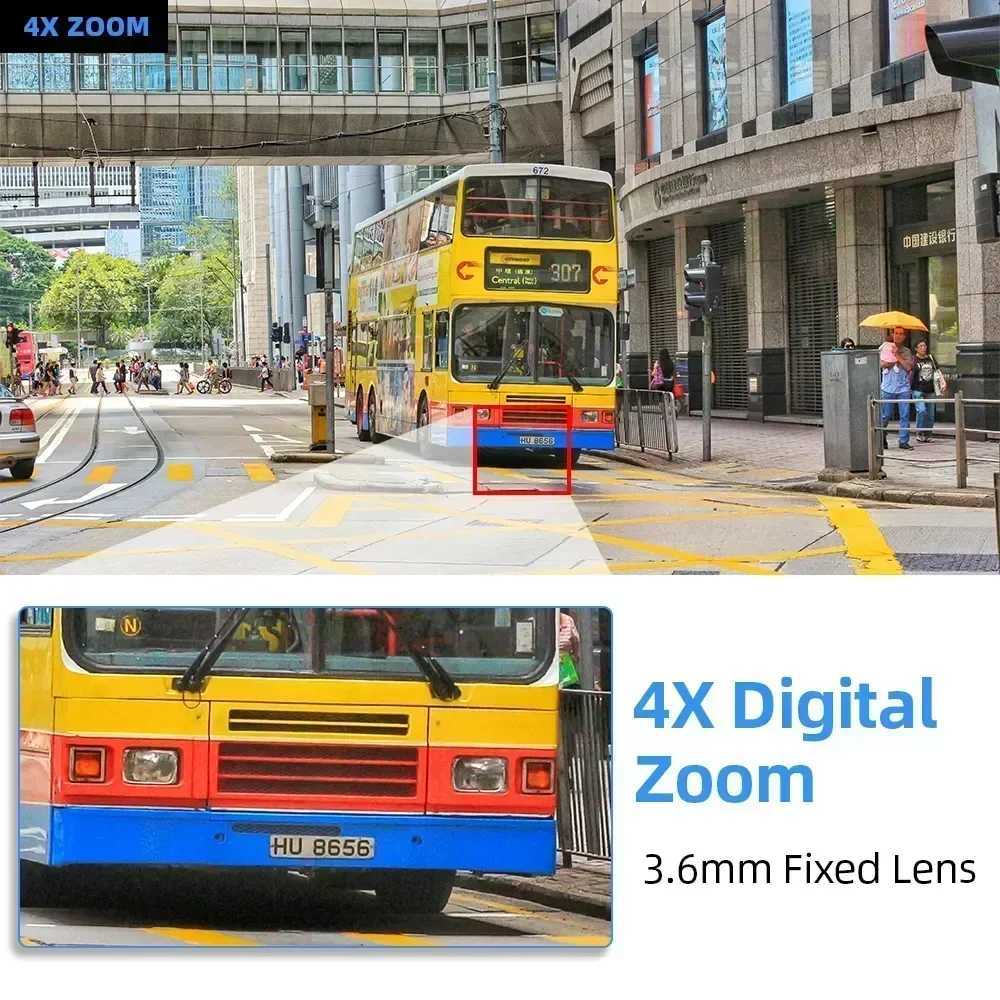 2.4G WIFI 2K IP Camera Auto Tracking Two Way Audio PTZ Outdoor Wifi Surveillance Camera Security Protection Cameras Smart HomeXJ241228