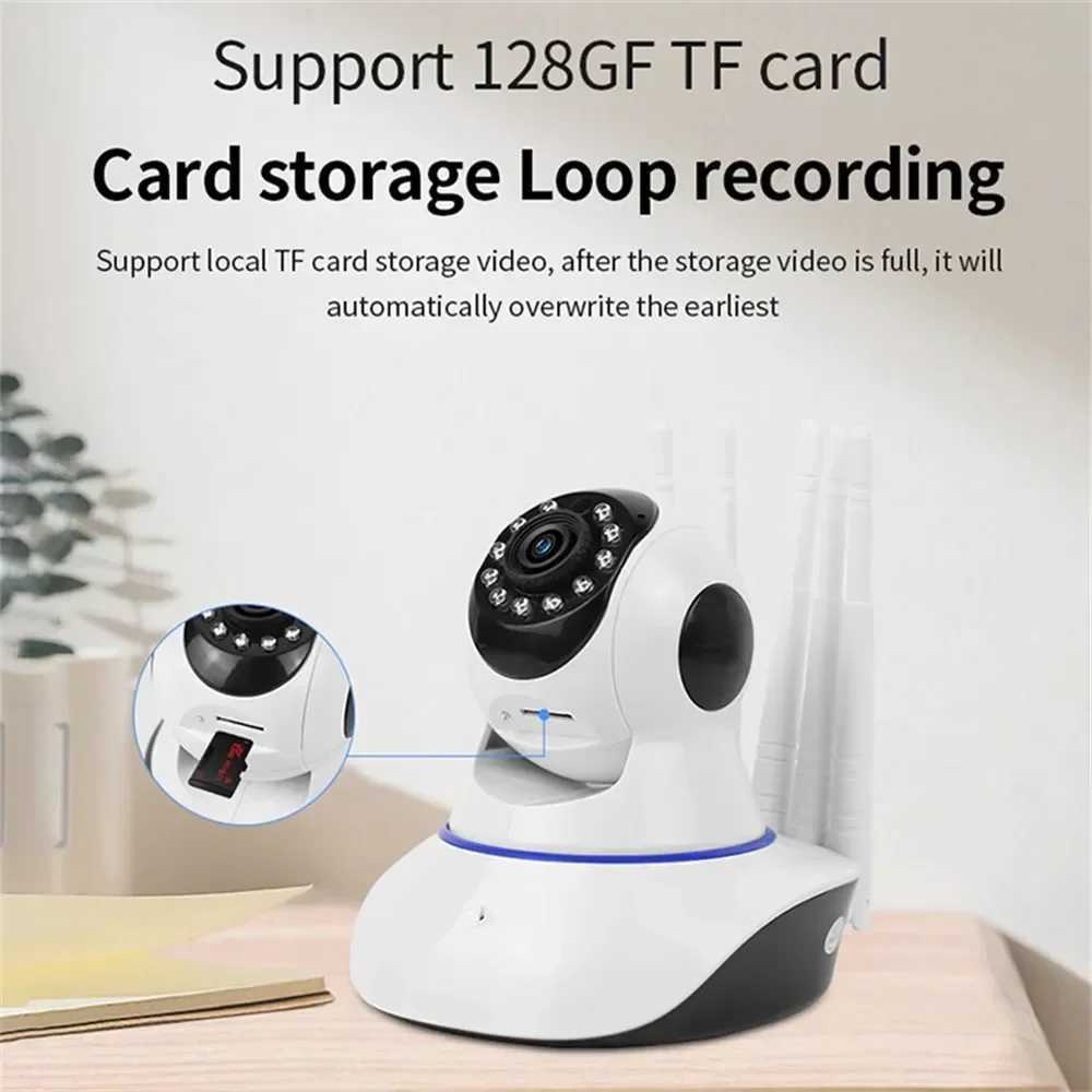 5 Antennas WiFI Camera Full Color HD Home Security Protection 360 Strong Signal Surveillance Webcam Baby Monitor PIX-LINK GT5XJ241228