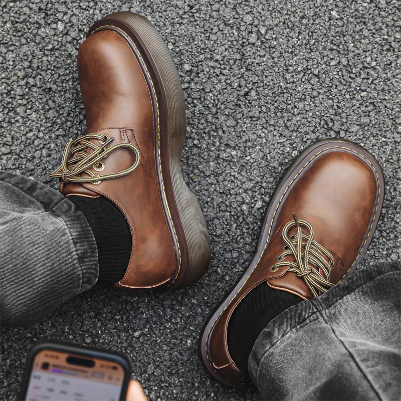 Platform High Heel Height Increase Casual Men Patent Leather Shoe Mens Oxfords Foamal Dress Shoes Loafers Formal Wedding 241223