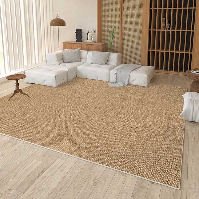 flower-3846-450-64- LLBB-Beige Minimalist Striped Carpet Large Area Living Room Carpets Comfortable Soft