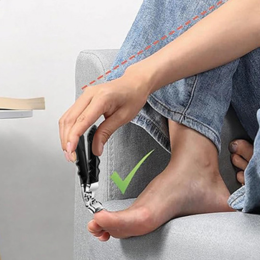 Stainless Steel Nail Clipper Toe Nail Clipper No Splashing Fingernail Clipper Nail Cutter Nails and Toenail Pliers for Seniors 241223