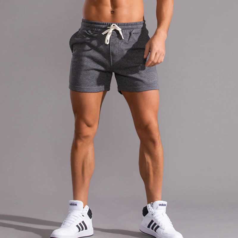Cotton running shorts mens gym fitness home casual sports underwear yoga training loose boxing super shorts sportswear W250324