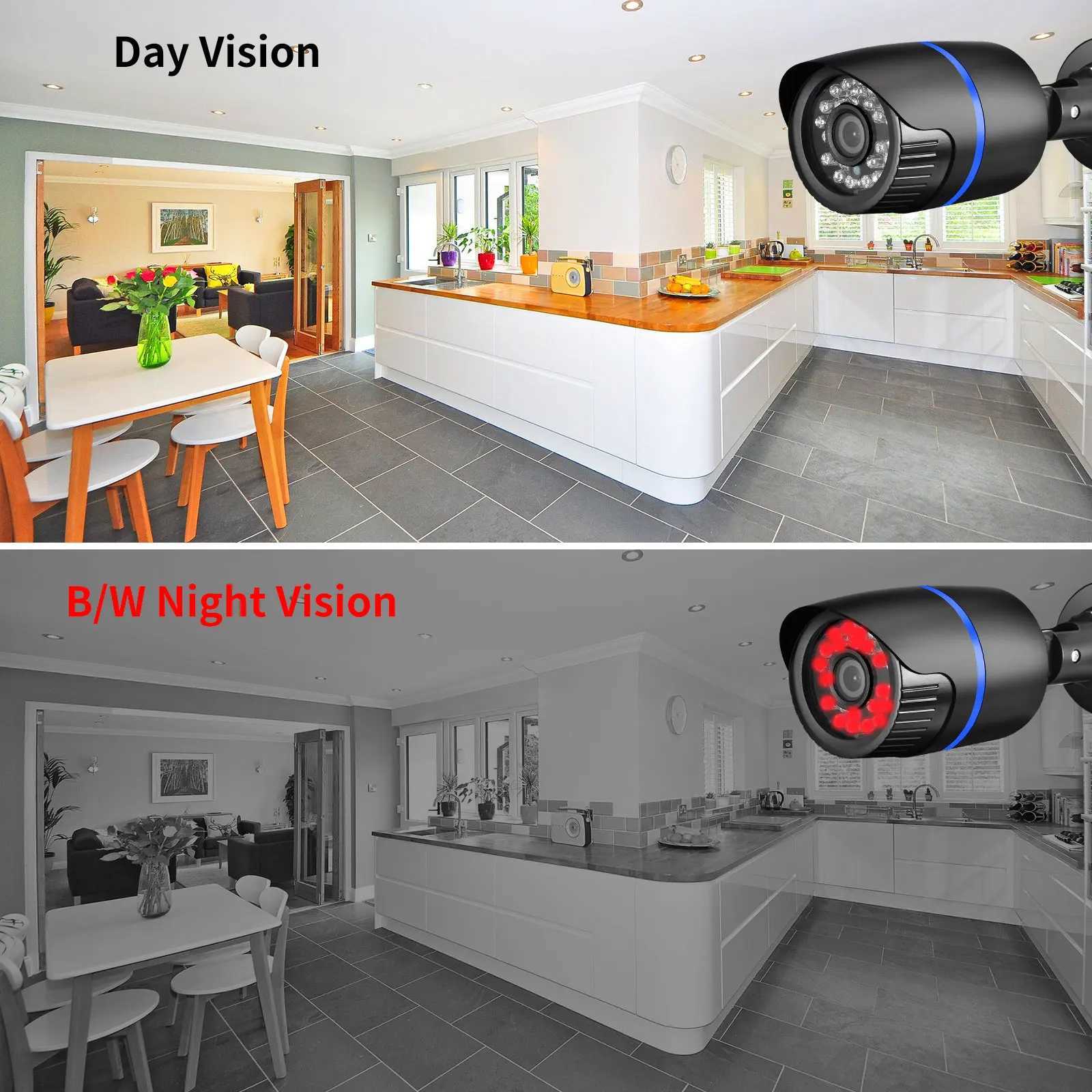 Gadinan 5MP 1080P AHD Camera High Definition Infrared Night Vision CCTV Security Protection Outdoor Video Surveillance CameraXJ241228