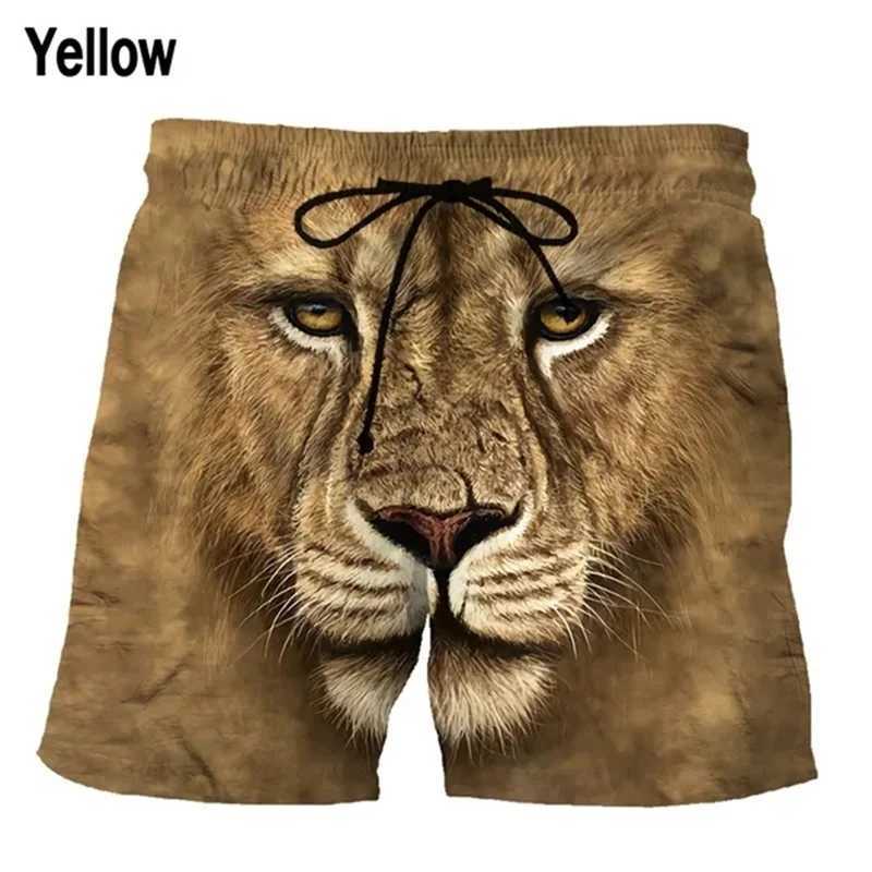 3D fun elephant animal print beach shorts for mens casual Hawaiian surfboard shorts for childrens quick drying gym swim trunks W241228