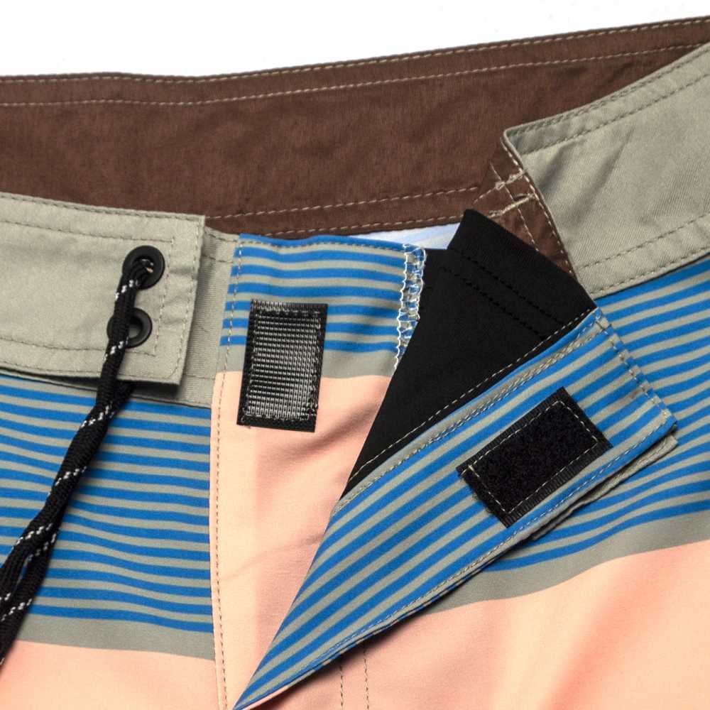 Hot selling mens shorts beach board elastic strip quick drying waterproof breathable thin Bermuda surfing pole W241228
