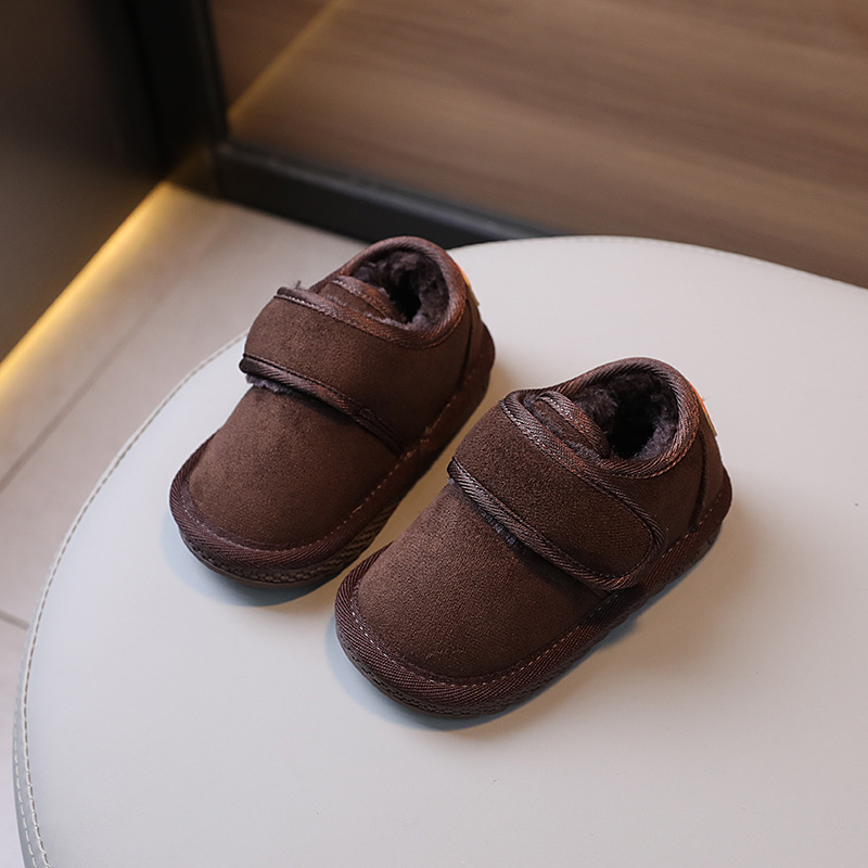 2025 Winter Children Snow Boots For Boys Soft Sole Warm Plush Baby Little Kids Boots Cotton Shoes Kidsnest Fashion Toddler Girls Boots Sizes US0.5C - 