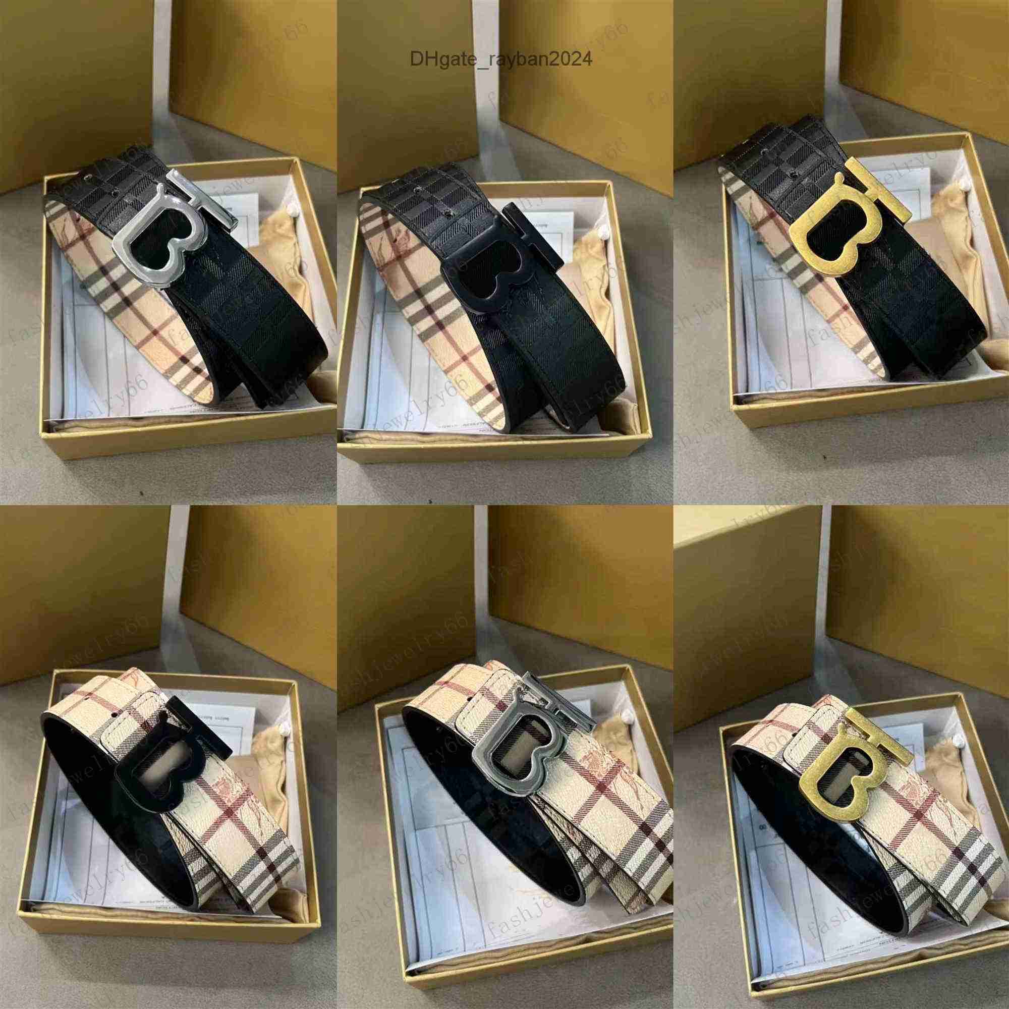 With box designer belt mens belt luxury belts for man designer gold and silver burbery2''burburreies burrberriness burrberiness burberty burberyrry burberrty 97CM