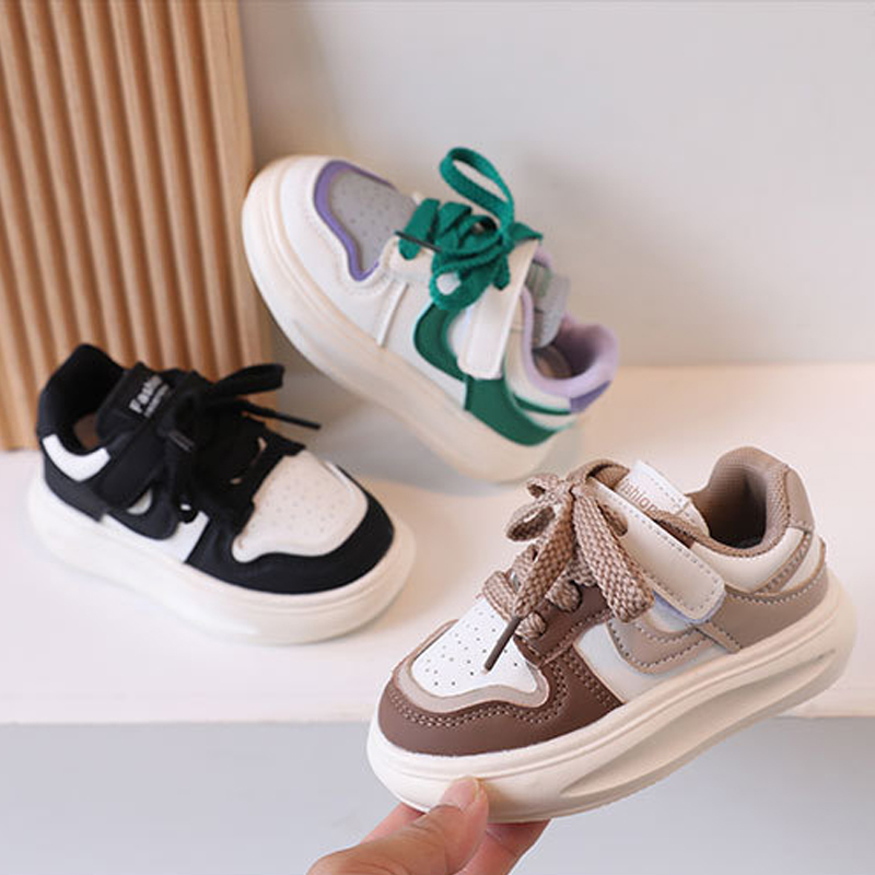 Toddler Baby Kids Fashion Design Walking Shoes Sneakers Non-slip Casual Shoes Boys Girls Youth Running Outdoor Board Shoes Sizes US5C-US6Y 000191