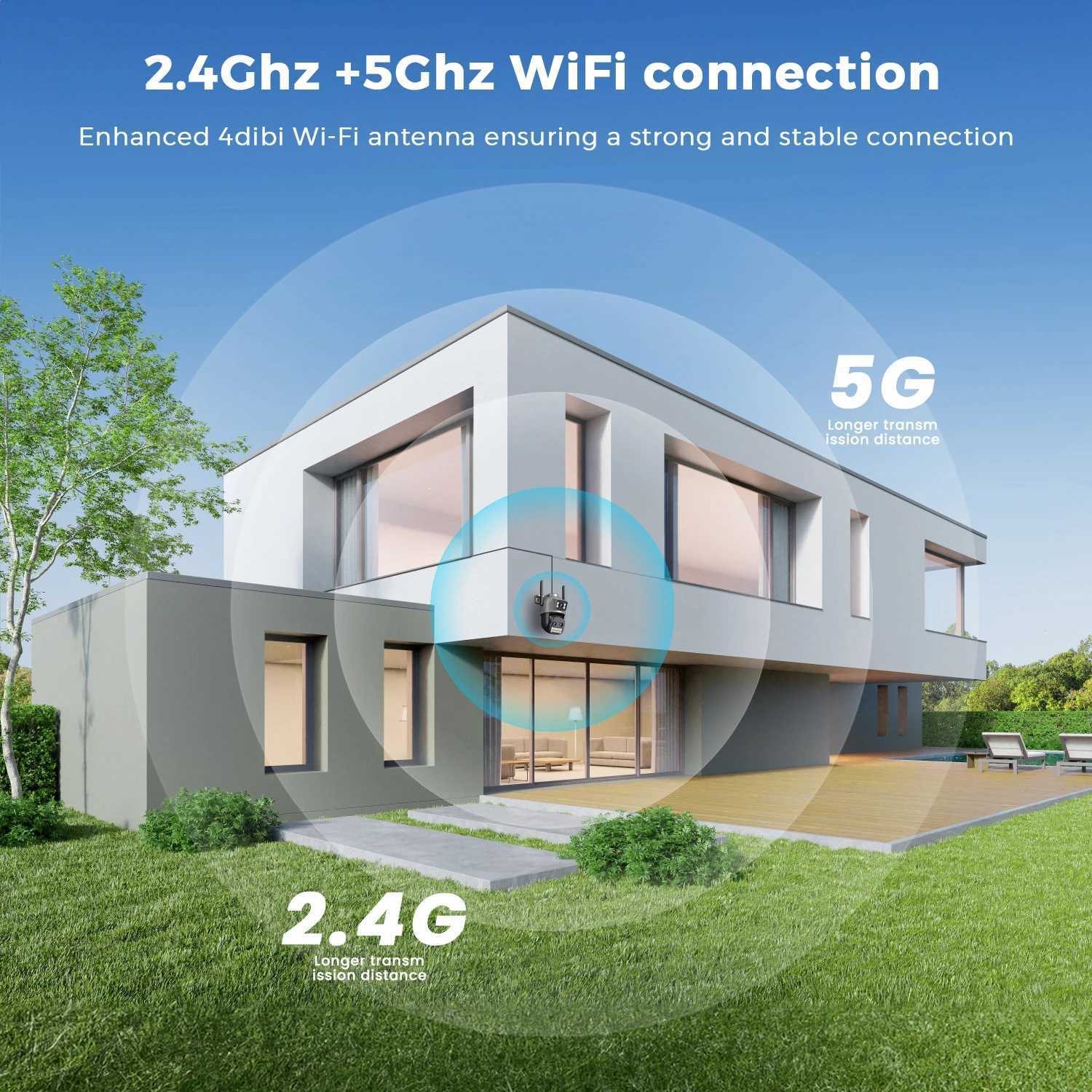 BESDER 15MP Wifi Camera Outdoor Dual Sn 10X Digital Zoom CCTV Video Surveillance Cam PTZ 8MP Security IP Camera O-Kam ProXJ241228