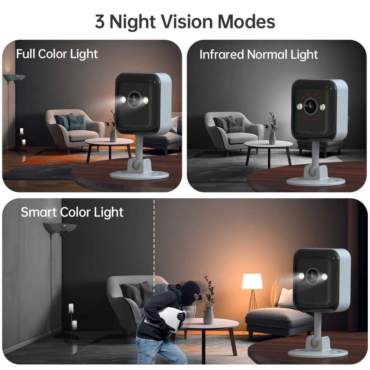 JOOAN 1080P WiFi Camera Smart Home Outdoor Wireless IP Surveillance Camera Security Baby Monitor CCTV Audio Video SurveillanceXJ241228