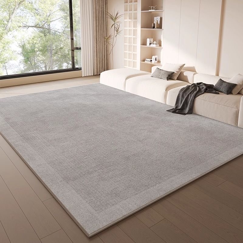 3057-370-52-PTX-Carpet Gray Bedside Floor Mat Nonslip Baby Game Mat Decoration Home