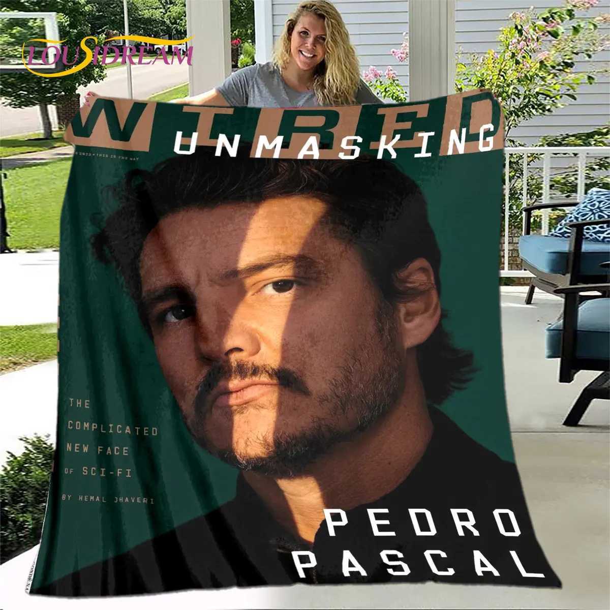 Jose Pedro Bda Pascal Photo Soft Plush BlanketFlannel Blanket Throw Blanket for Living Ro Bedro Bed Sofa Picnic Cover Y241228