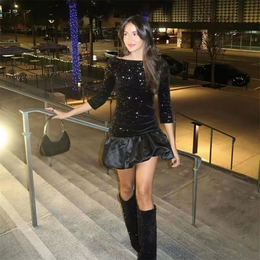 ZAR * Spring/Summer Selling Womens Wear European and American Style Fashionable Sequin Dress 241220