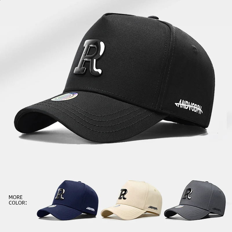 High top American sports baseball cap for both men and women with a large head circumference and a wide brim hard top duckbill 241227