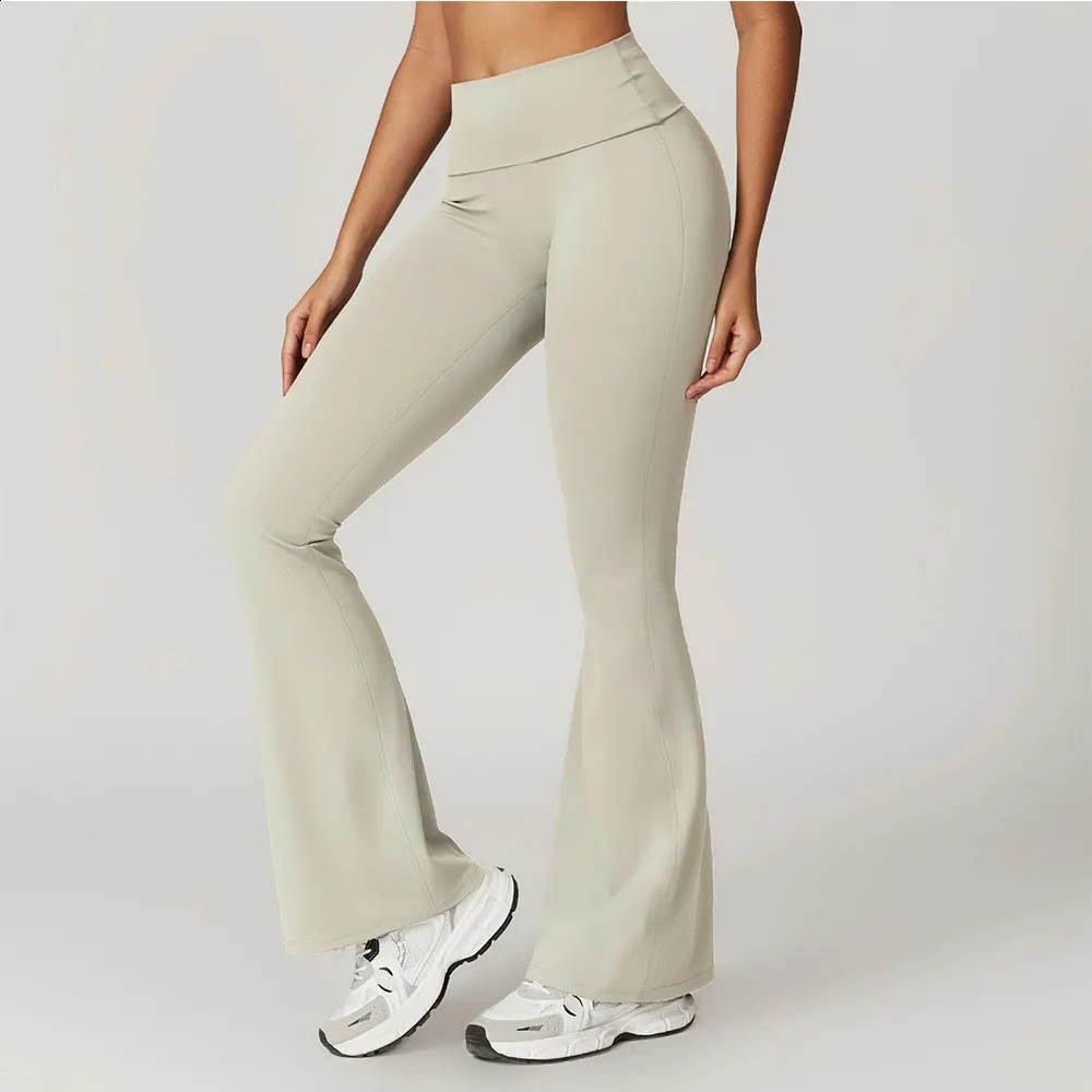 Yoga Pants Women Bell Bottoms High Waist Sport Flare Pants Gym Fitness Leggings Women Female Legging Tummy Control Running Tight 241228