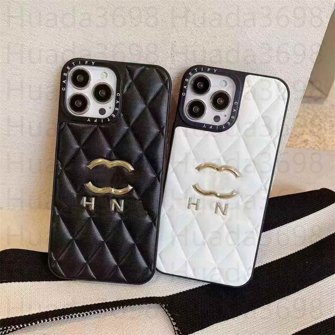 Phone Case Designer iPhone Case for iPhone 16 Pro Max Cases Apple iPhone 15 15Pro 14 13 12 11 Pro Max 13promax 15 Plus Luxury plating nameplate Mobile Cover