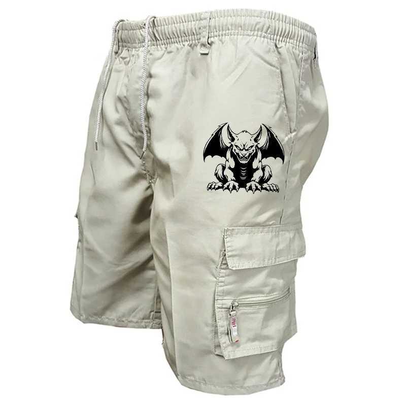 New Fashion Cool Printed Shorts Summer Mens Cargo Shorts Casual Loose Drawstring Shorts S-3XL W241228